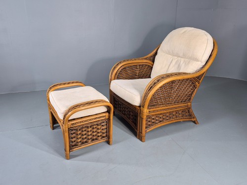 Vintage bamboo and - vintage, rattan