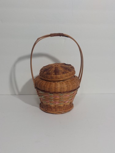 Vintage wicker bamboo rattan - vintage,