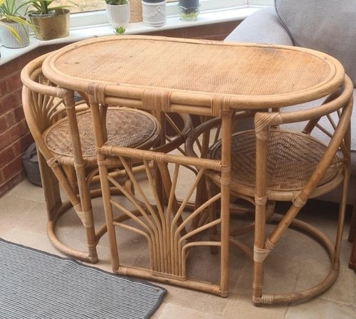 Vintage boho bamboo - boho, rattan