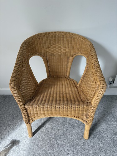 Vintage rattan wicker tub - rattan,