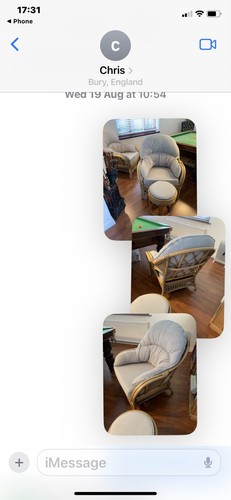Conservatory furniture set - conservatory,