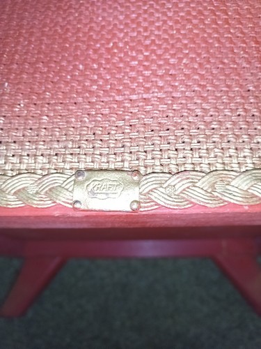 Vintage kraft lloyd loom pink - vintage,