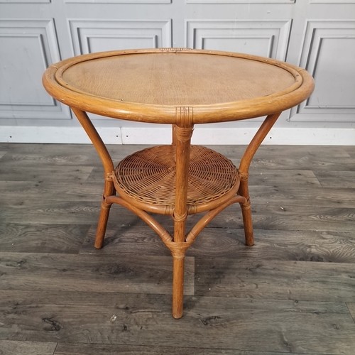 Vintage bamboo side - side, table