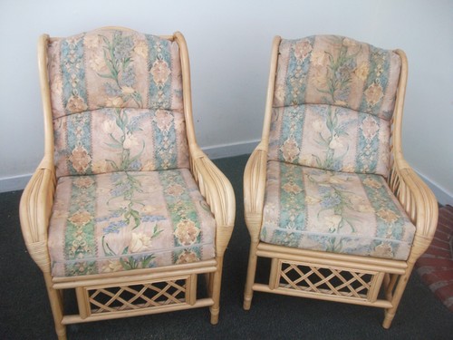 Pair wicker chairs - pair, for