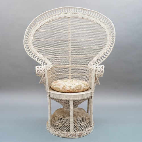 70s emmanuelle peacock chair - peacock,
