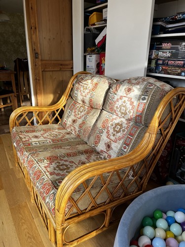 Vintage cane rattan - cane,
