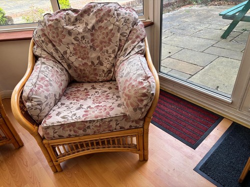 Rattan conservatory sofa set