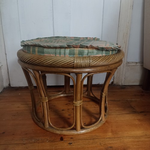 Vintage bamboo rattan seat - vintage,