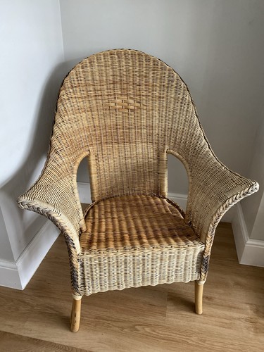 Vintage wicker peacock style - vintage,