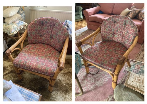 Pair rattan wicker bamboo - wicker,