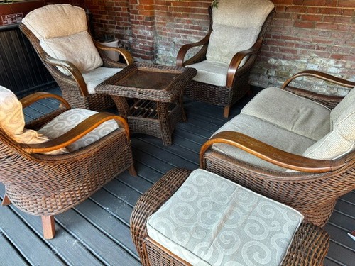 Large cane rattan conservatory - large,