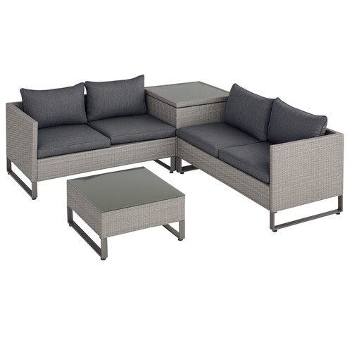 Outsunny pcs rattan wicker - pcs,