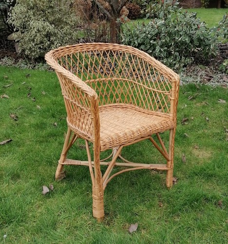Vintage wicker rattan - rattan, chair