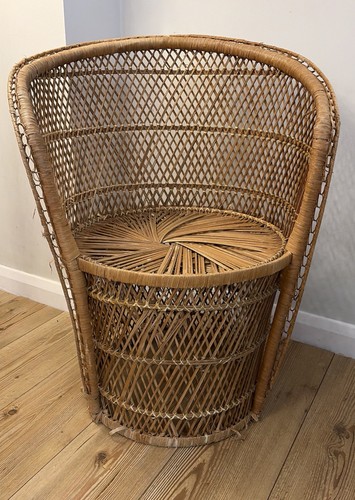 Vintage wicker peacock style - vintage,